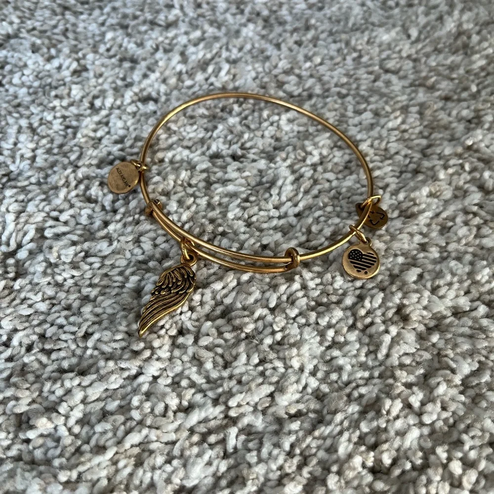 Alex and Ani charm bangles set of 9 - Picture 3 of 11